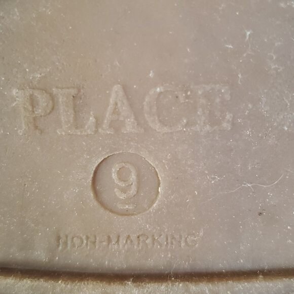 THE Children's Place Brown Ankle Boots Shoes Vegan Leather Zip Lace Up KIDS 9 - Picture 12 of 13